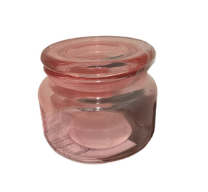 Colored Glass Candy Jar
