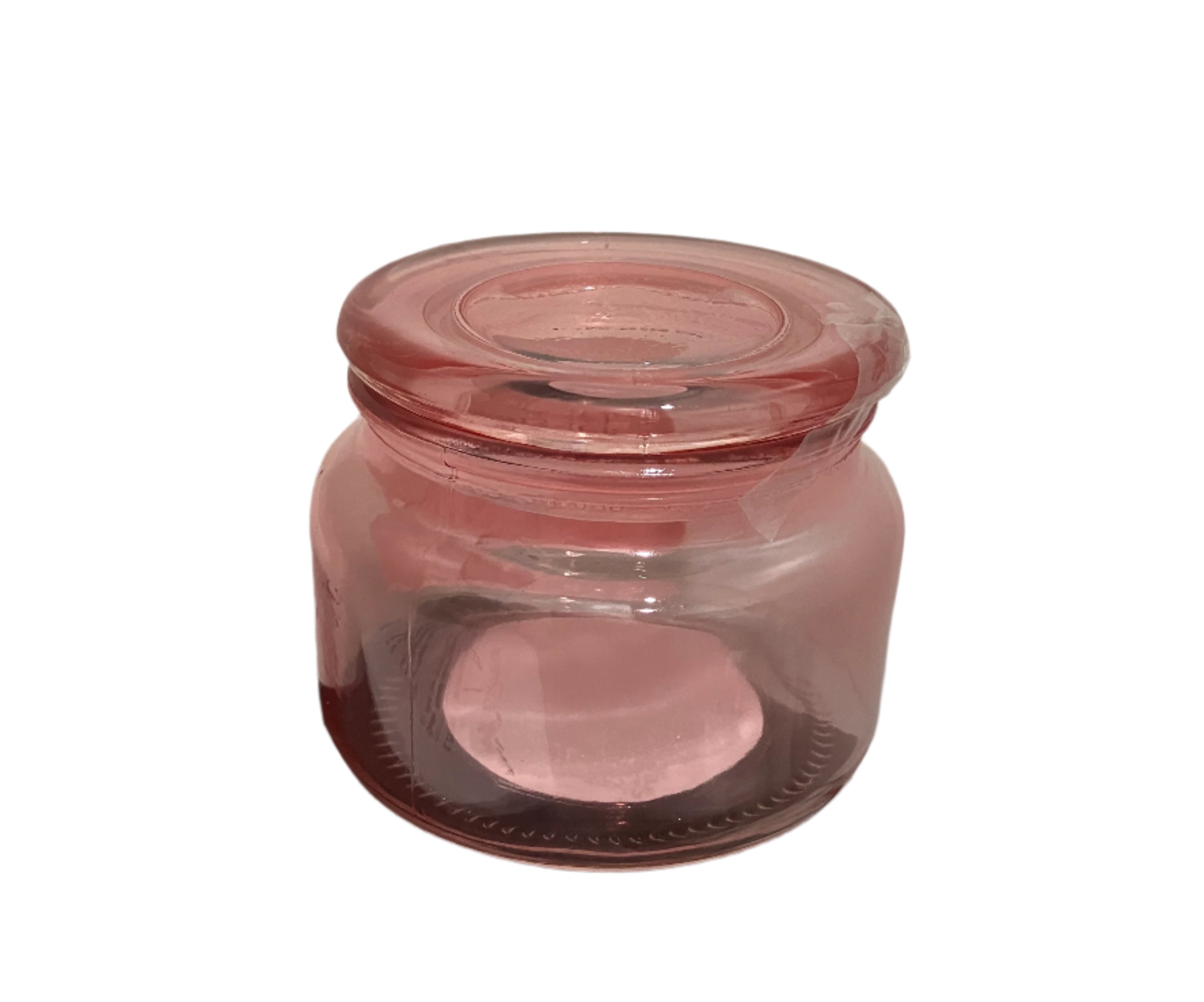 Colored Glass Candy Jar