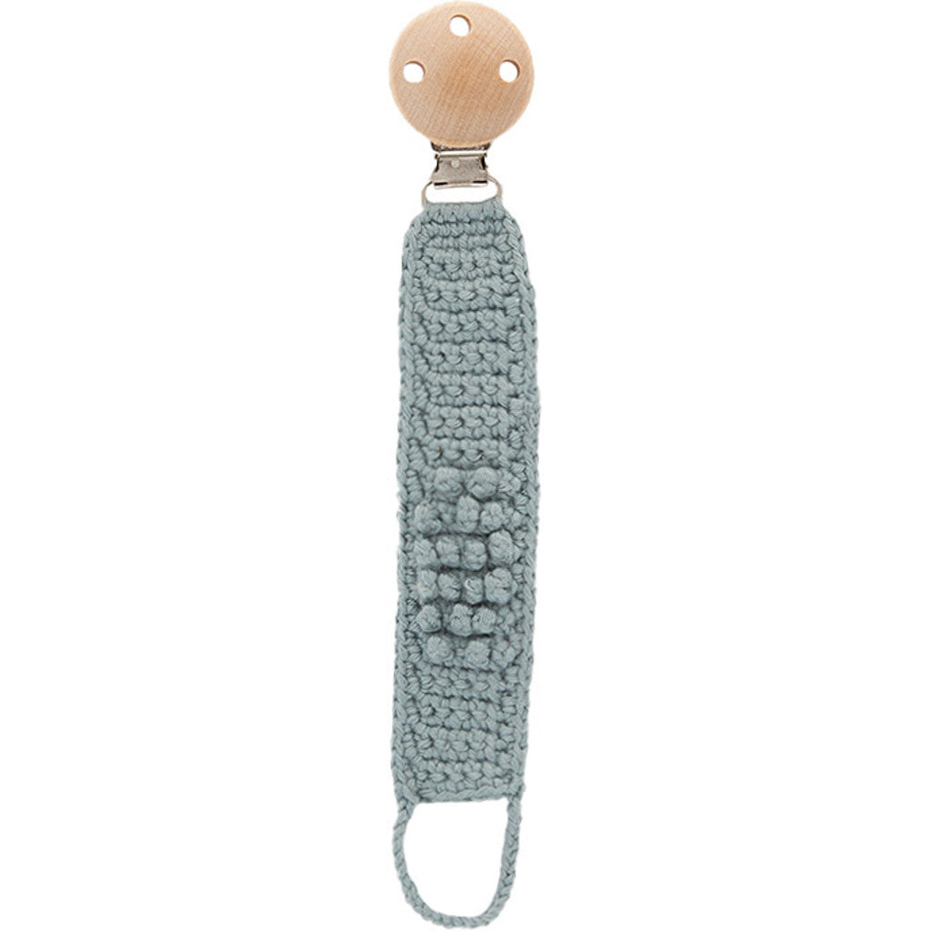 Crochet Pacifier Clip Organic Cotton
