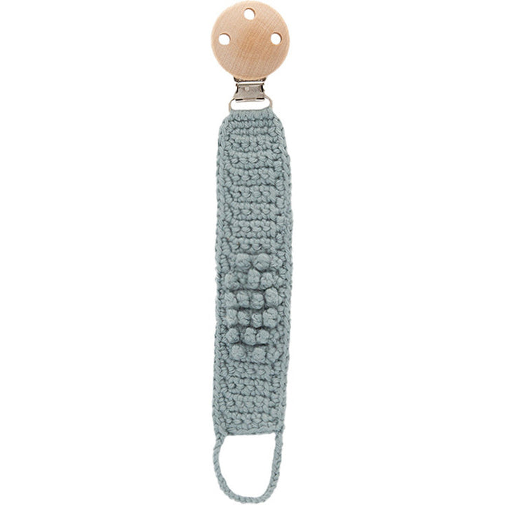 Crochet Pacifier Clip Organic Cotton