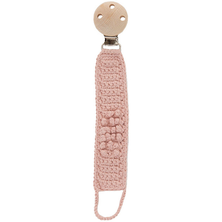 Crochet Pacifier Clip Organic Cotton