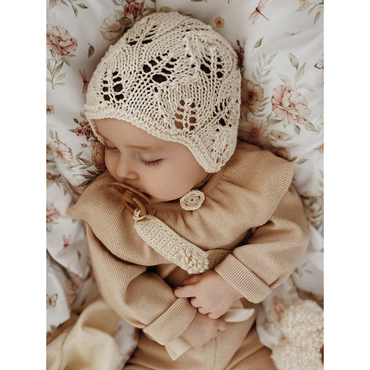 Crochet Pacifier Clip Organic Cotton