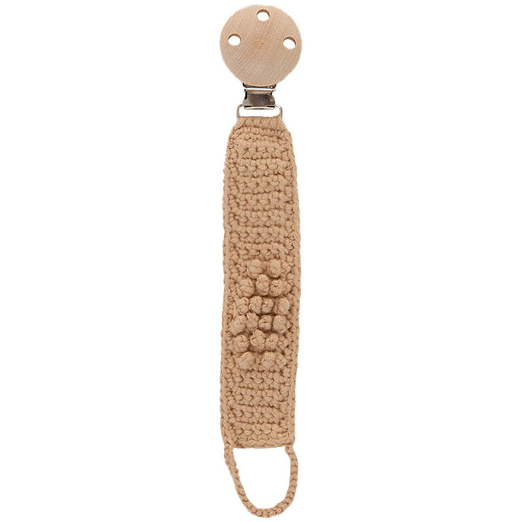 Crochet Pacifier Clip Organic Cotton