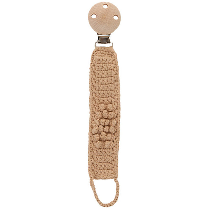 Crochet Pacifier Clip Organic Cotton