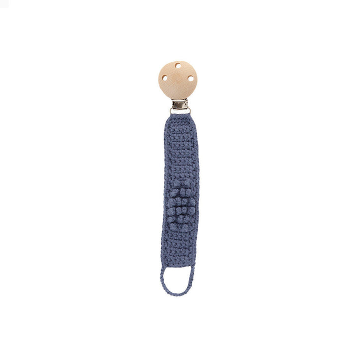 Crochet Pacifier Clip Organic Cotton
