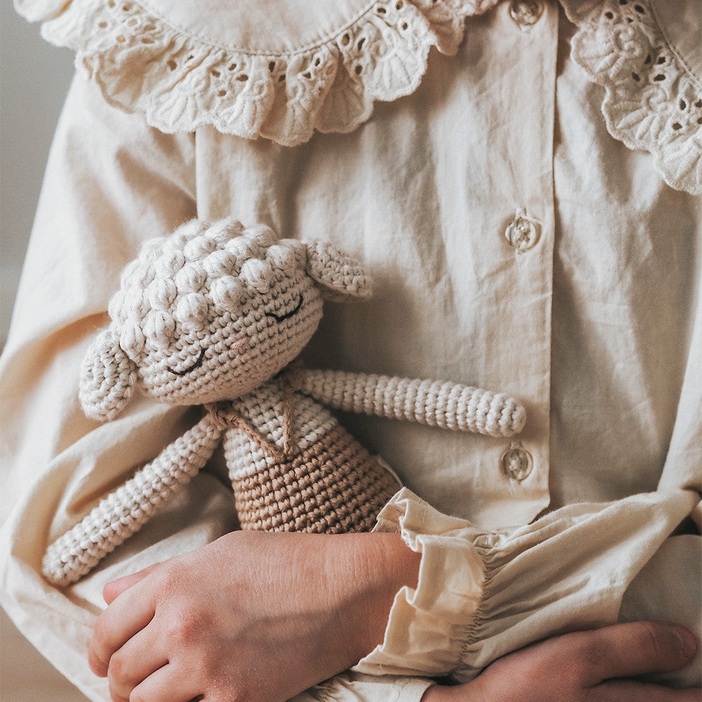 Crochet Organic Cotton Lamb