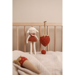 Crochet Strawberry Music Mobile