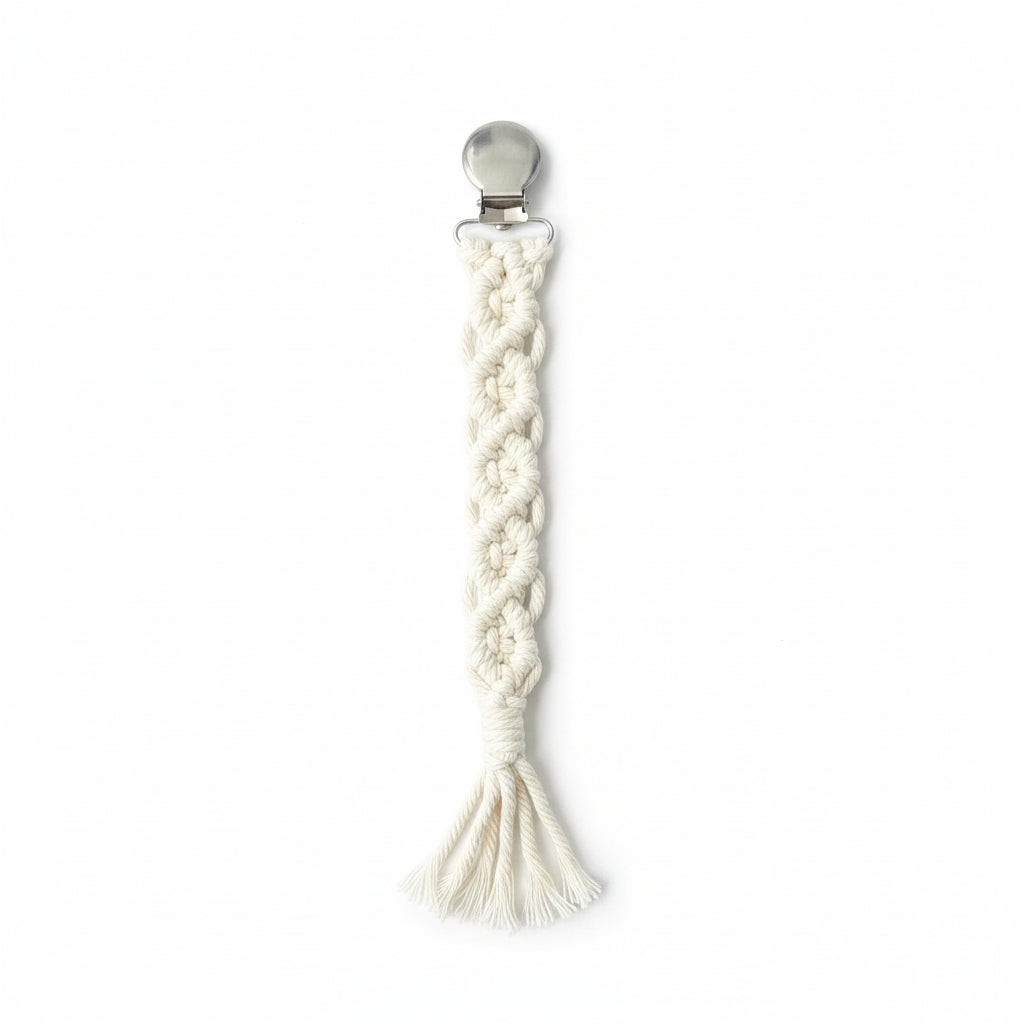 Braided Pacifier Clip