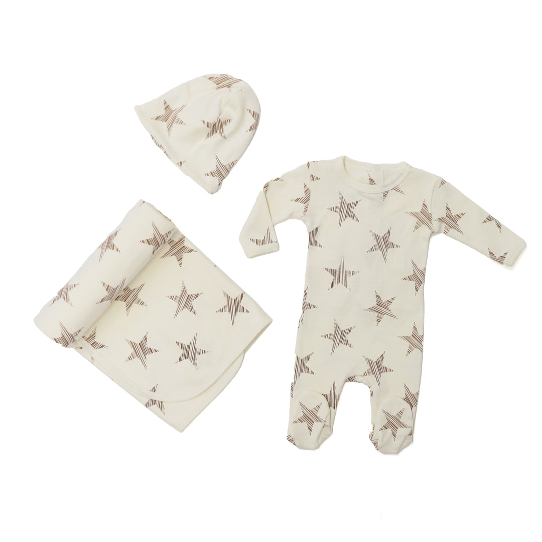 coton pompom star blanket