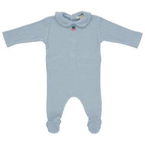 Bebe Organic Cherry Pointelle Footie