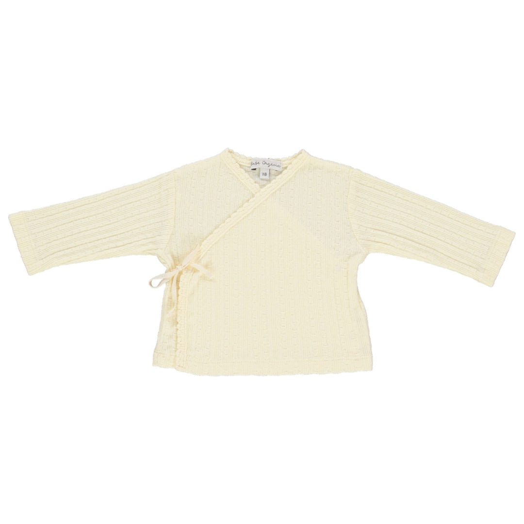 Bebe Organic Wrap Pointelle 2pc