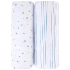 Ely's & Co Blue Stars + Stripes 2 Pack Sheets