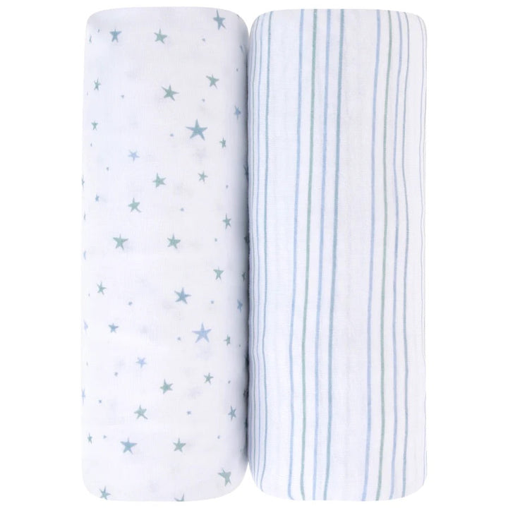 Ely's & Co Blue Stars + Stripes 2 Pack Sheets
