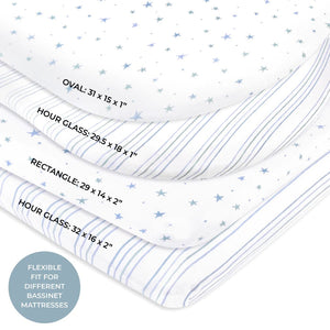 Ely's & Co Blue Stars + Stripes 2 Pack Sheets
