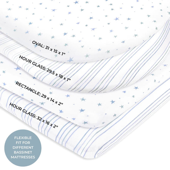 Ely's & Co Blue Stars + Stripes 2 Pack Sheets