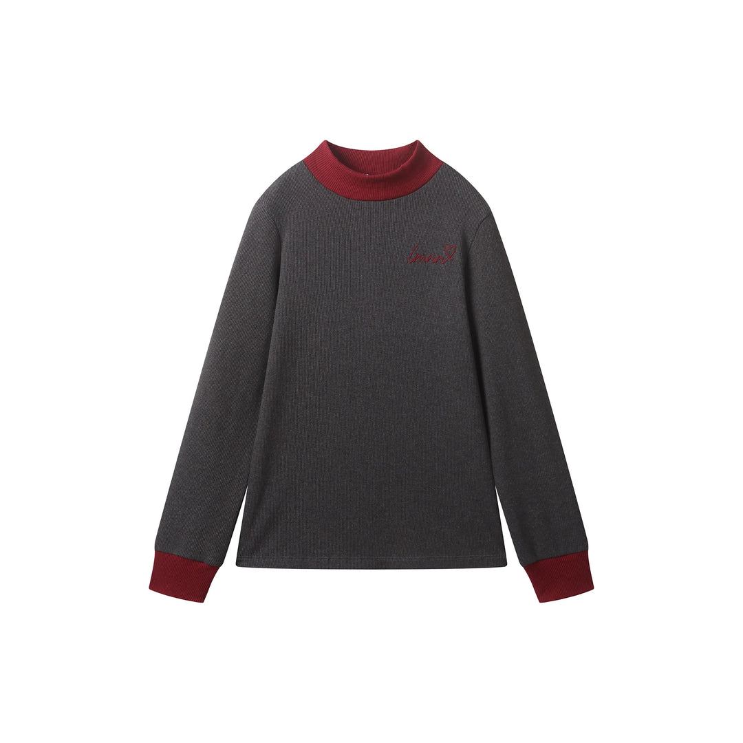 Lemonana Grey Burgundy Whimsy Girls Set