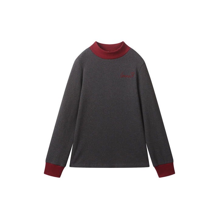 Lemonana Grey Burgundy Whimsy Girls Set
