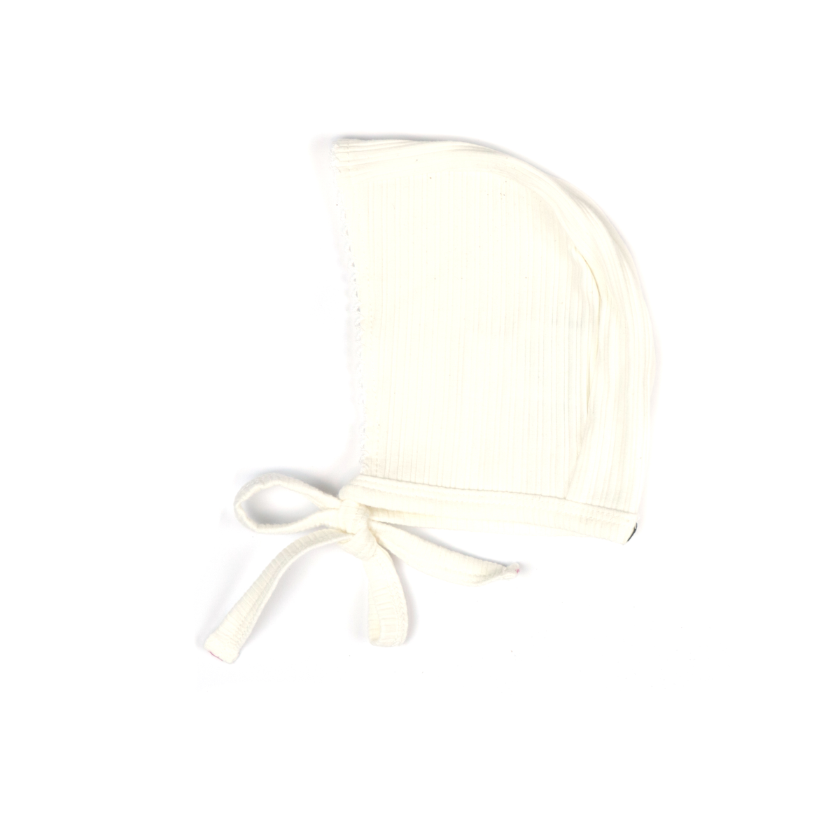 L’oliva Multi Stripe Ribbed Footie + Bonnet