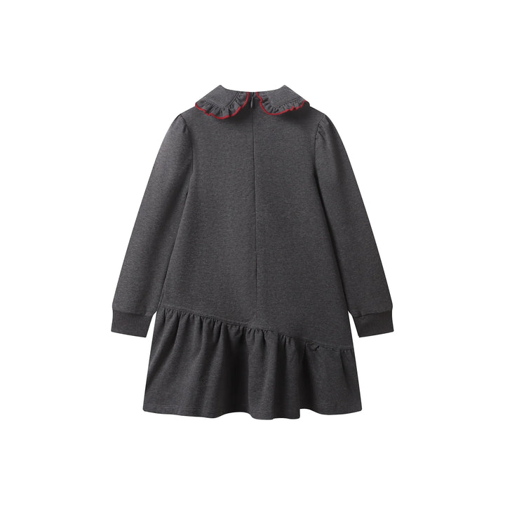 Lemonana Grey/Burgundy Whimsy Dress