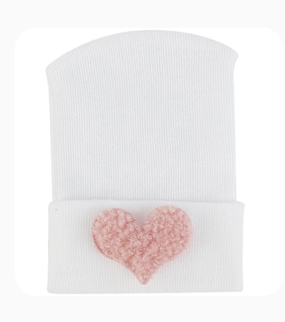 Appliqué Hospital Hat for Newborn Babies | Luxury Newborn Take-Home Essential