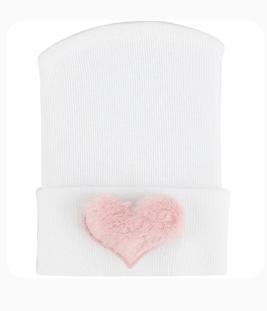 Appliqué Hospital Hat for Newborn Babies | Luxury Newborn Take-Home Essential