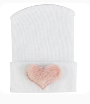 Appliqué Hospital Hat for Newborn Babies | Luxury Newborn Take-Home Essential