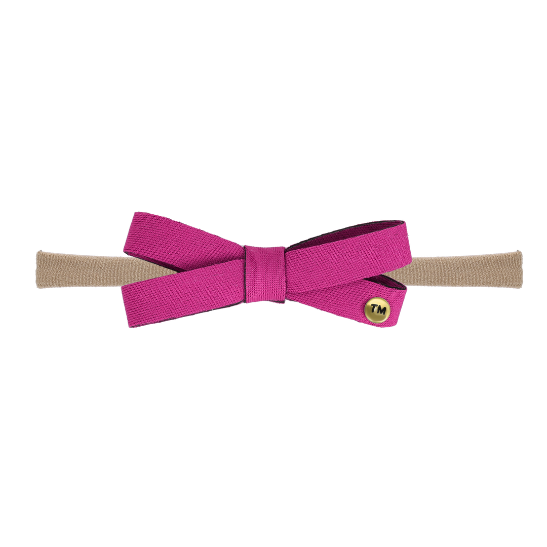 NEOPRENE TODDLER BOW ON ADJUSTABLE ELASTIC