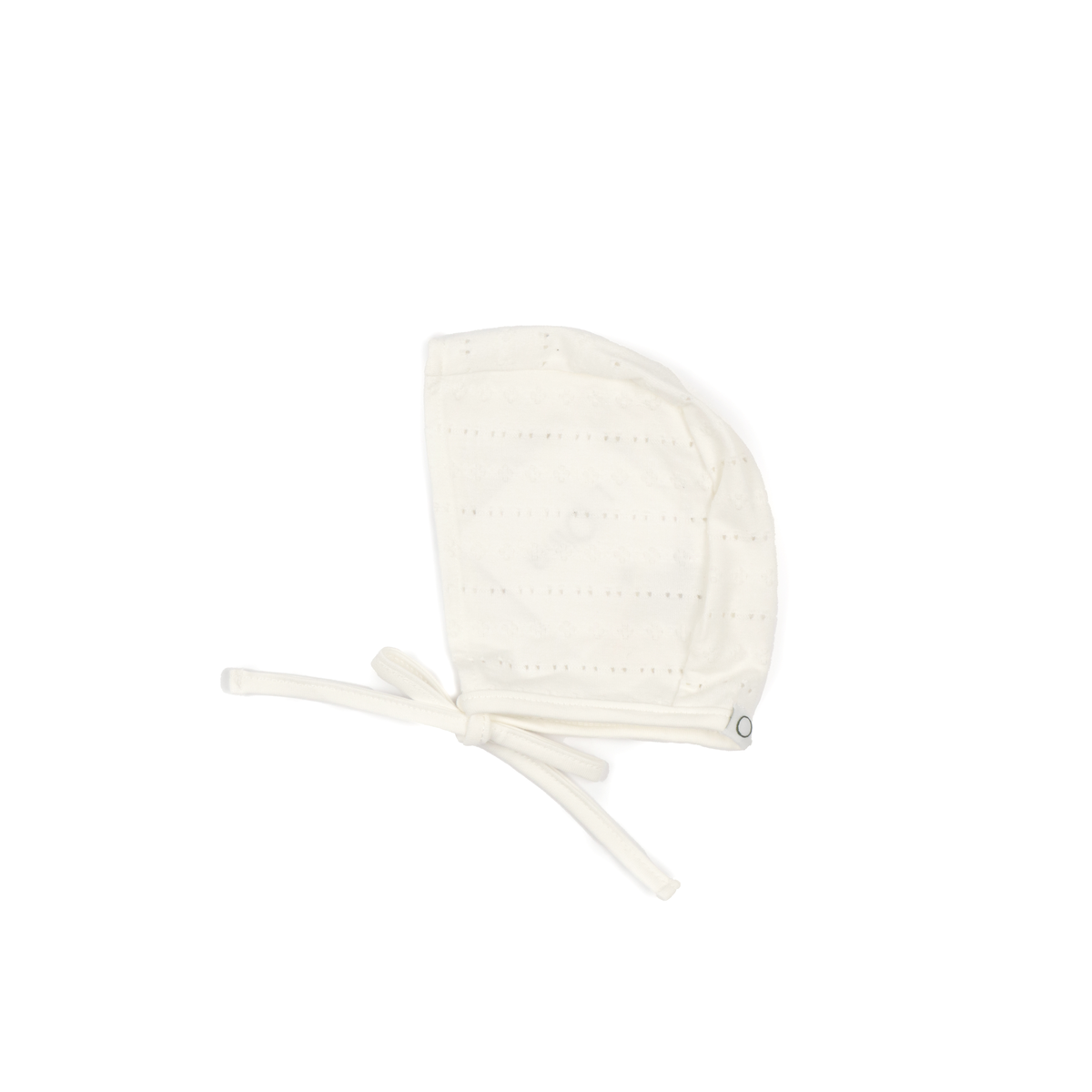 L’oliva Pointelle Yoke Footie + Bonnet