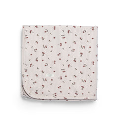 Milk Cherry Swaddle Blanket