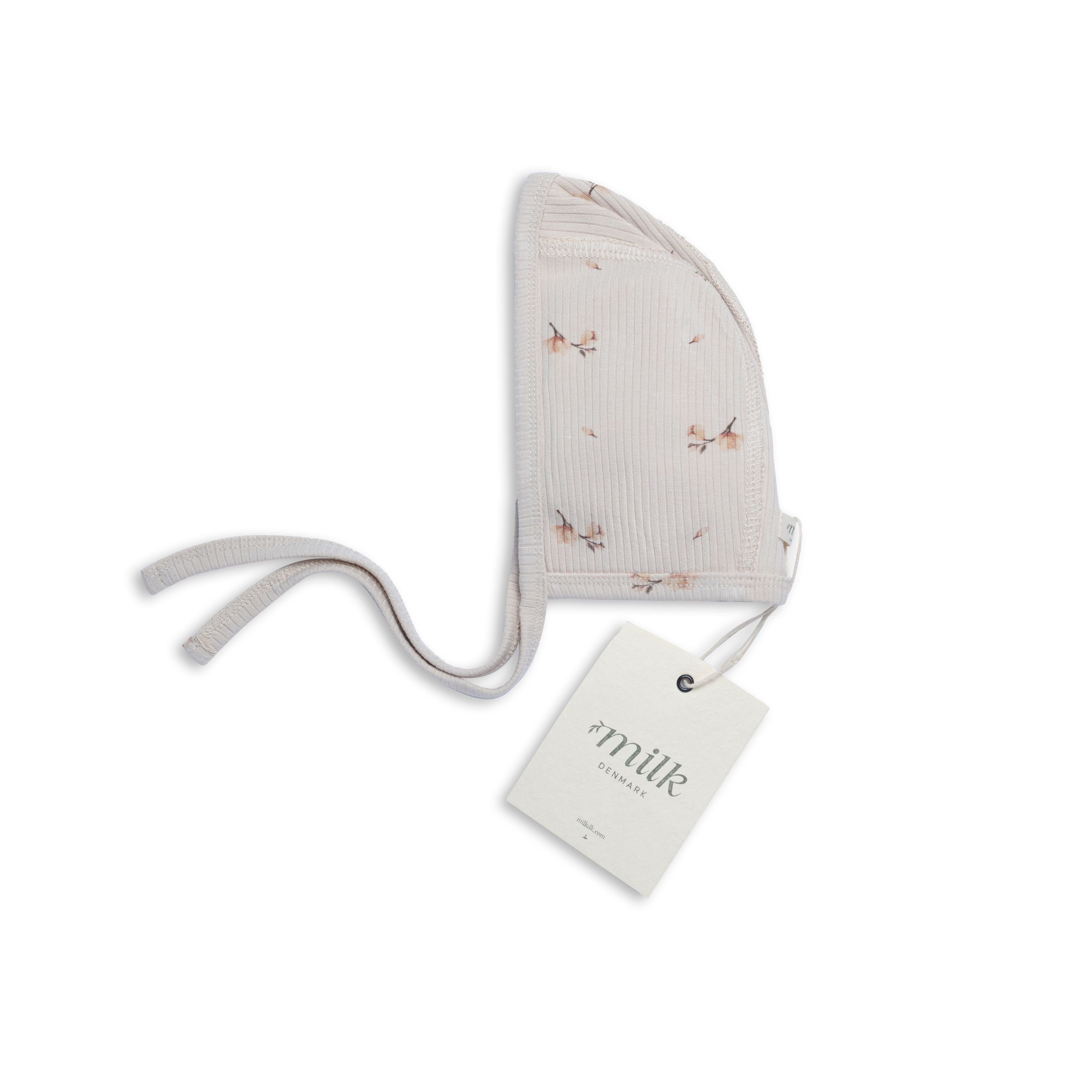 Milk Blossom Oat Footie + Bonnet