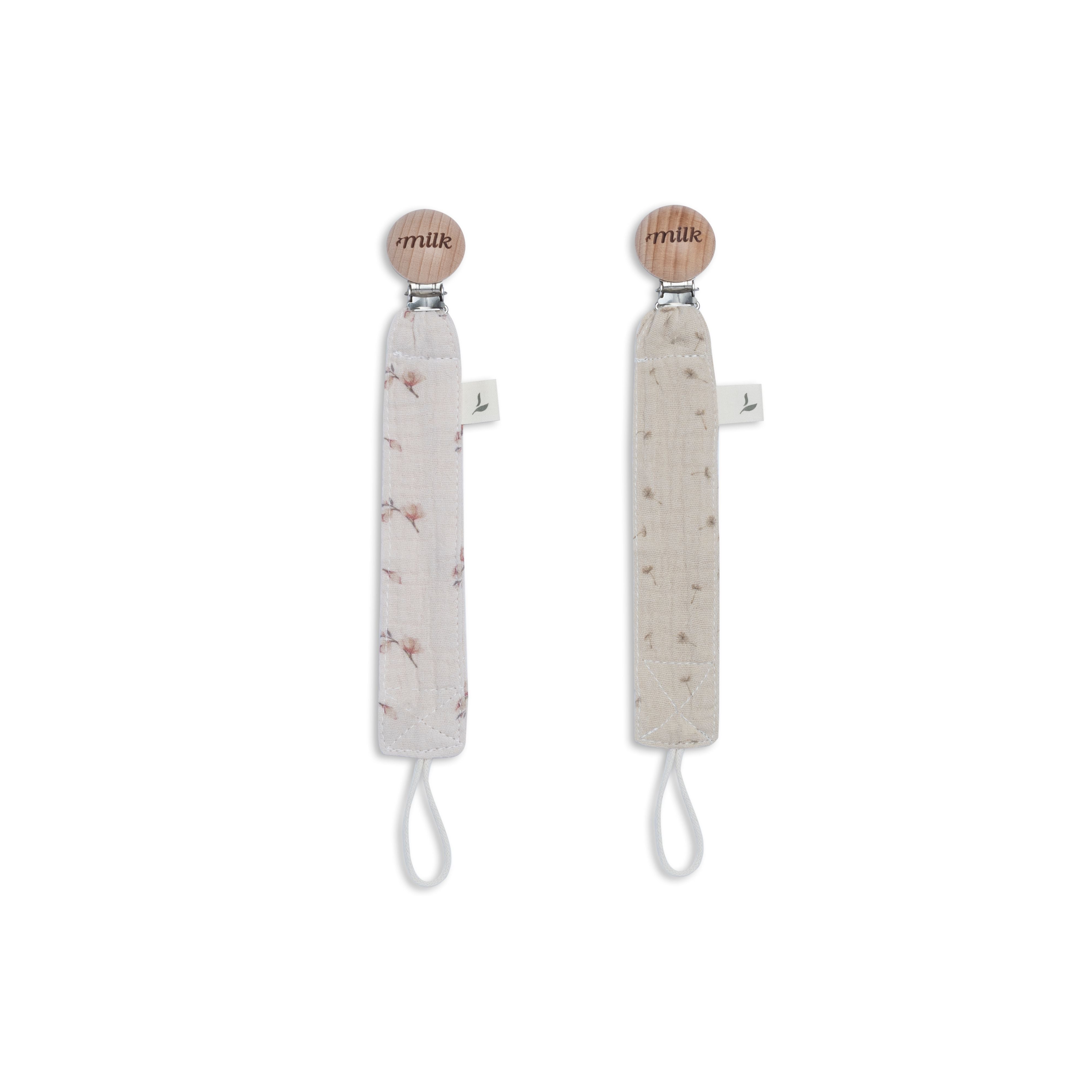 Milk Blossom Oat Paci Clip