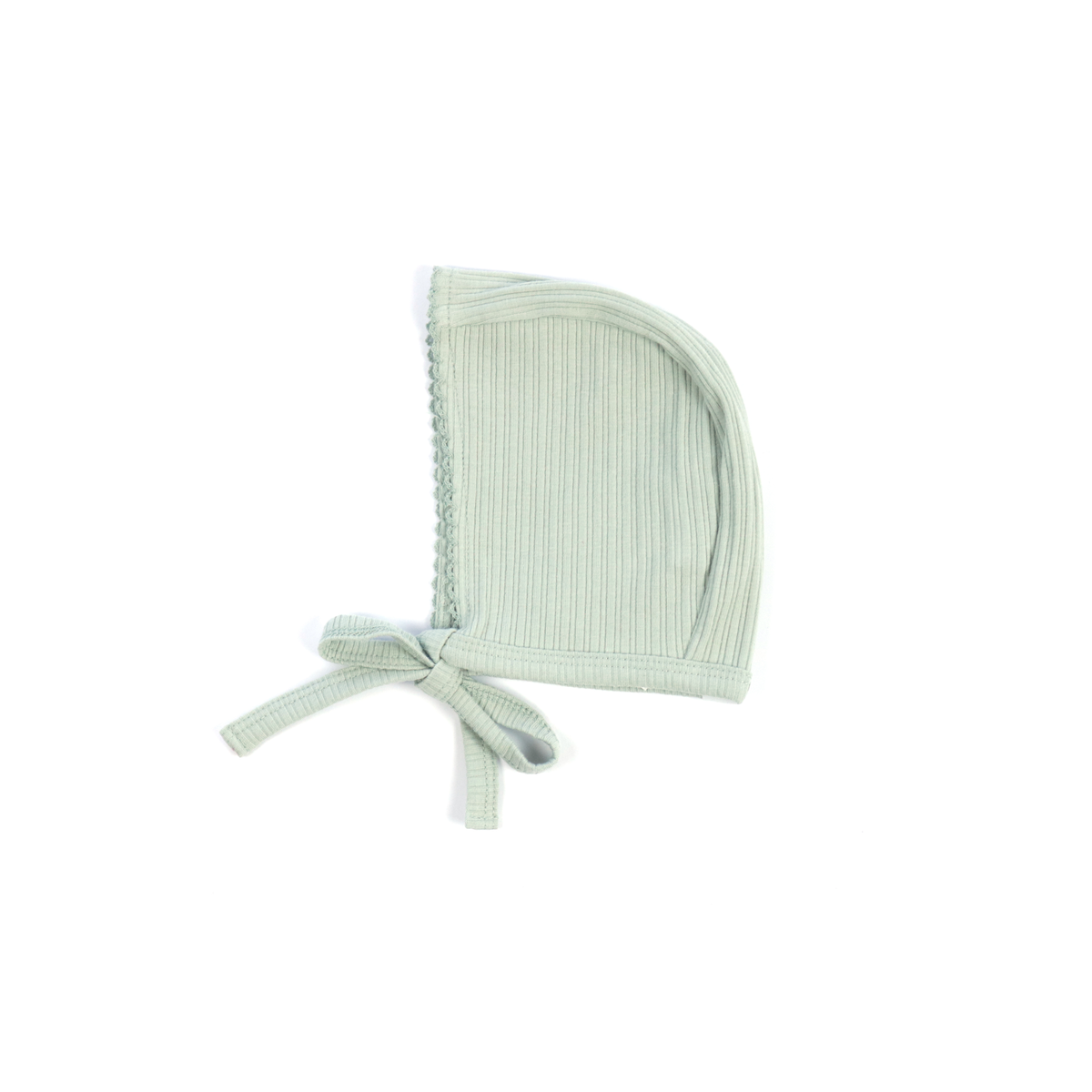 L’oliva Multi Stripe Ribbed Footie + Bonnet