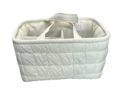 Quilted Diaper Caddy Organizer