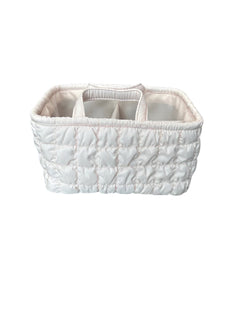 Quilted Diaper Caddy Organizer