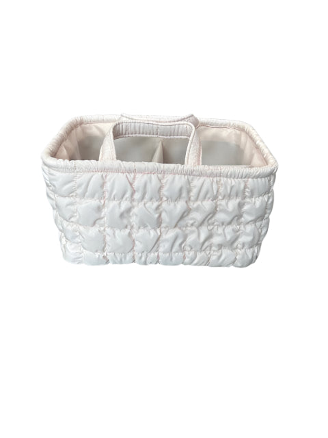 Quilted Diaper Caddy Organizer