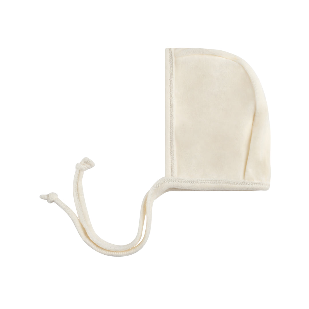 Ely's & Co Ivory with Pink Velour Celestial Bonnet