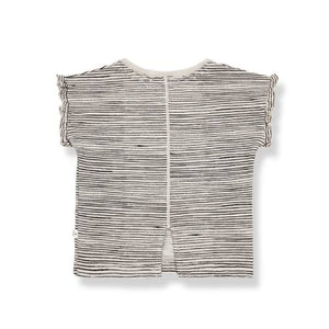 1+in the family Striped Ruffled Top