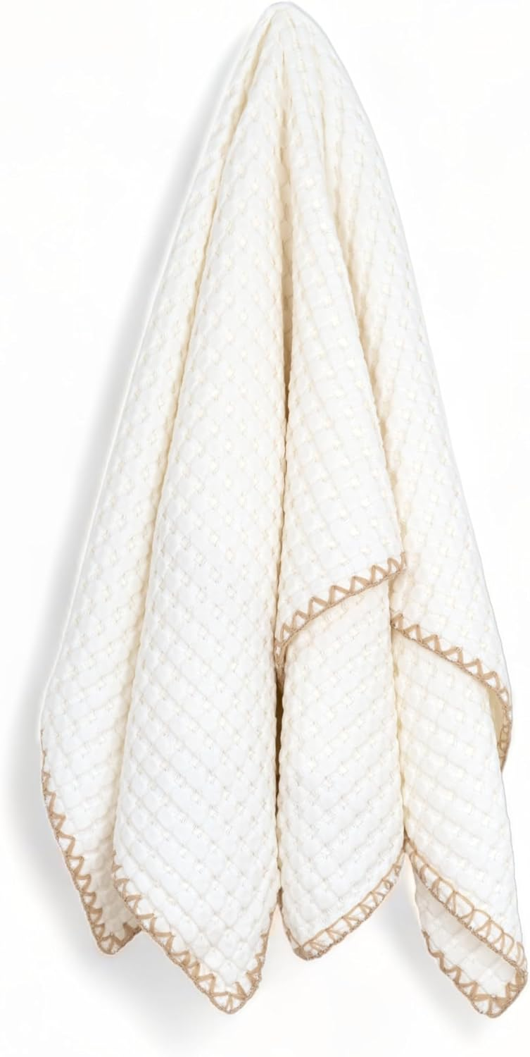 Cotton Cloud Luxury Baby Waffle Blanket | High-Density Breathable Thermal