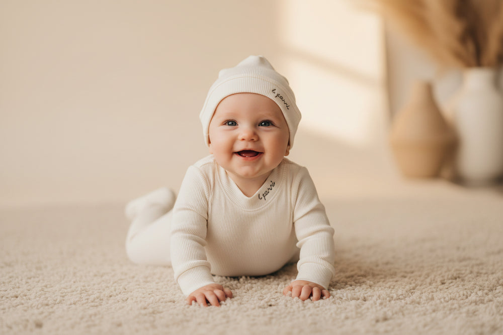 Parni Ivory Boys Baby Footie