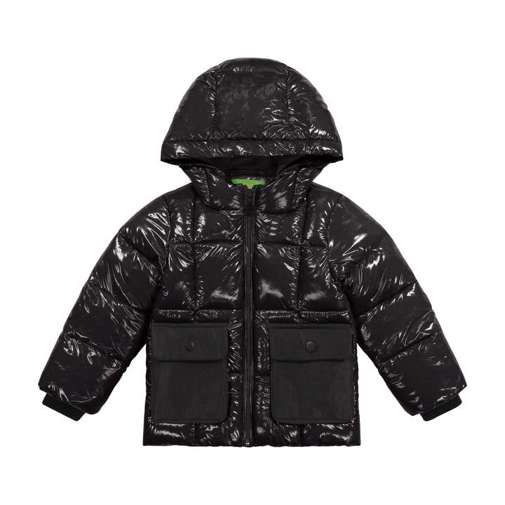 Cozy Coop Warm Winter Puffer Coat, Black