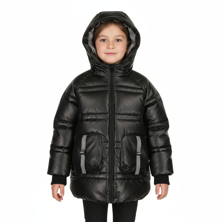 Black Boys Winter Jacket Coat | Warm, Durable & Everyday Stylish