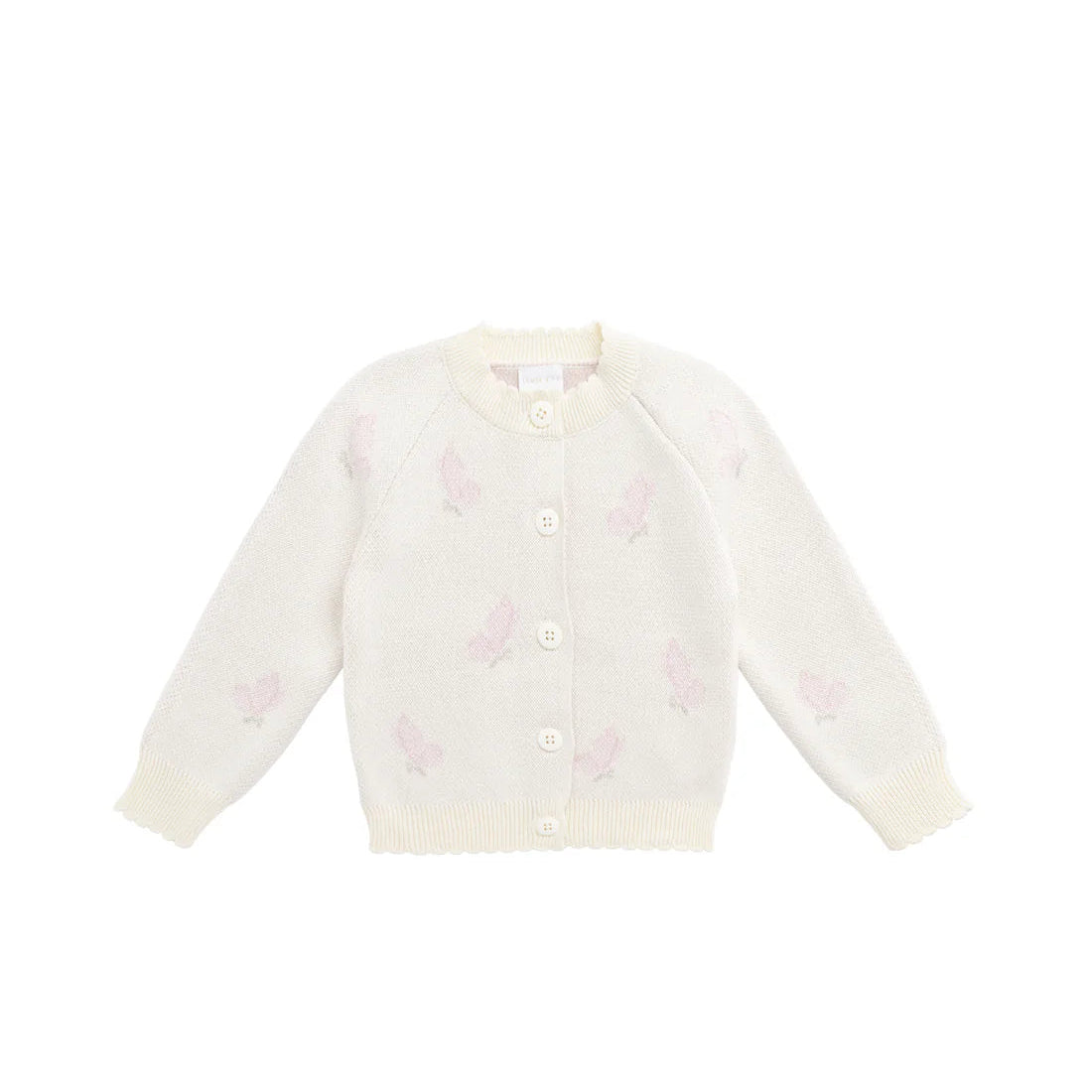 White lace top on a white background