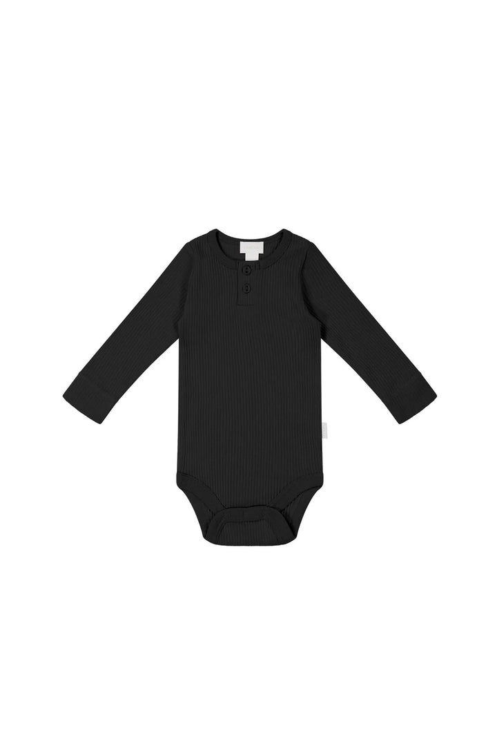 Jamie Kay Ebony Modal Long Sleeve Bodysuit