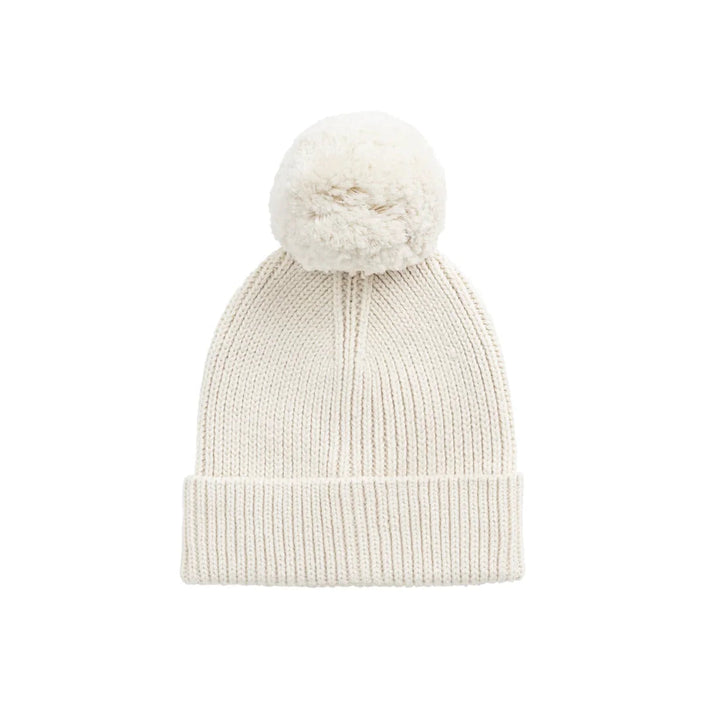 Jamie Kay Vanilla Simple Rib Beanie