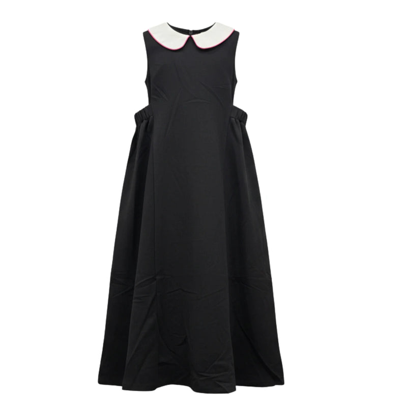 Jouet Baby and Toddler Peter Pan Collar Organic Woven Cotton Dress Boutique Designer Heritage Style Apparel