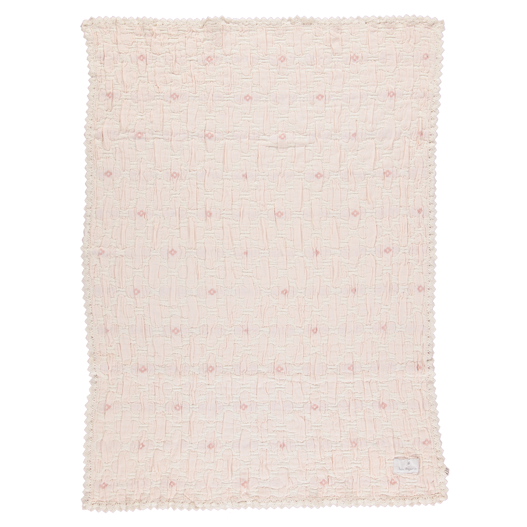Bebe Organic Flower Motif Blanket