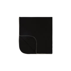 Little Parni - Baby Parni Black Pico Ribbed Blanket | K229B