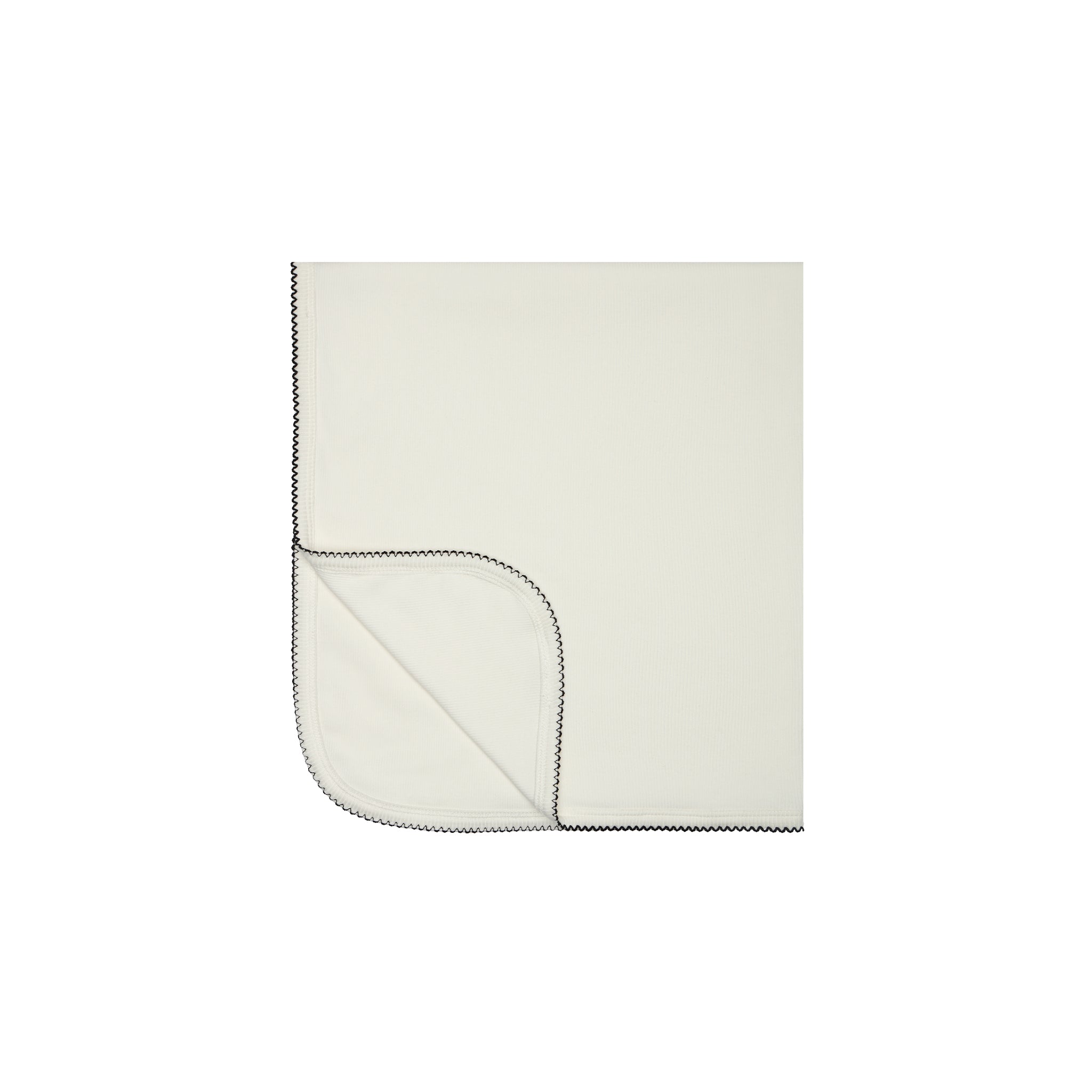 Little Parni - Ivory Ribbed Baby Blanket  | K229B