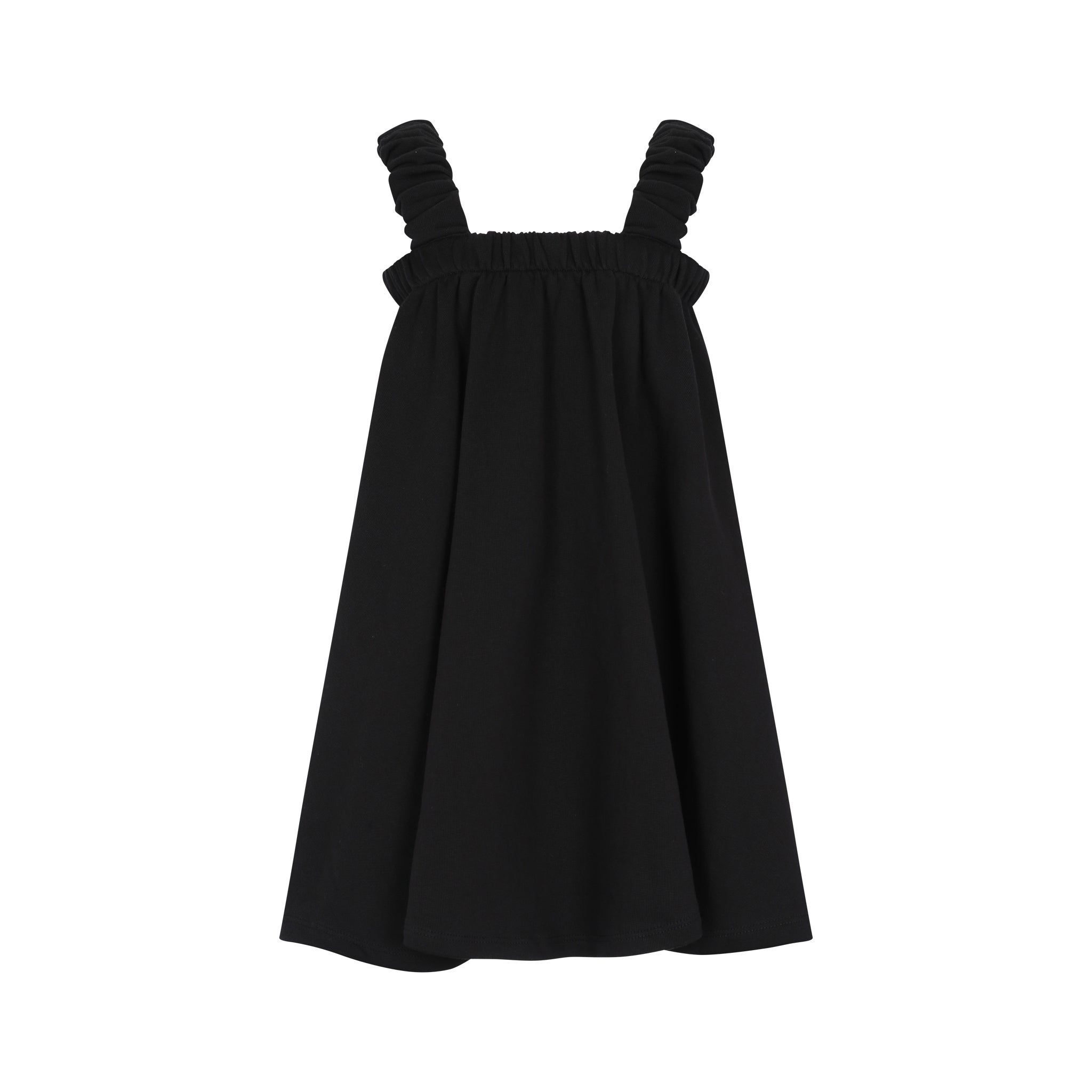 Little Parni - Black Overall Skirt with LP Heart Label | K291