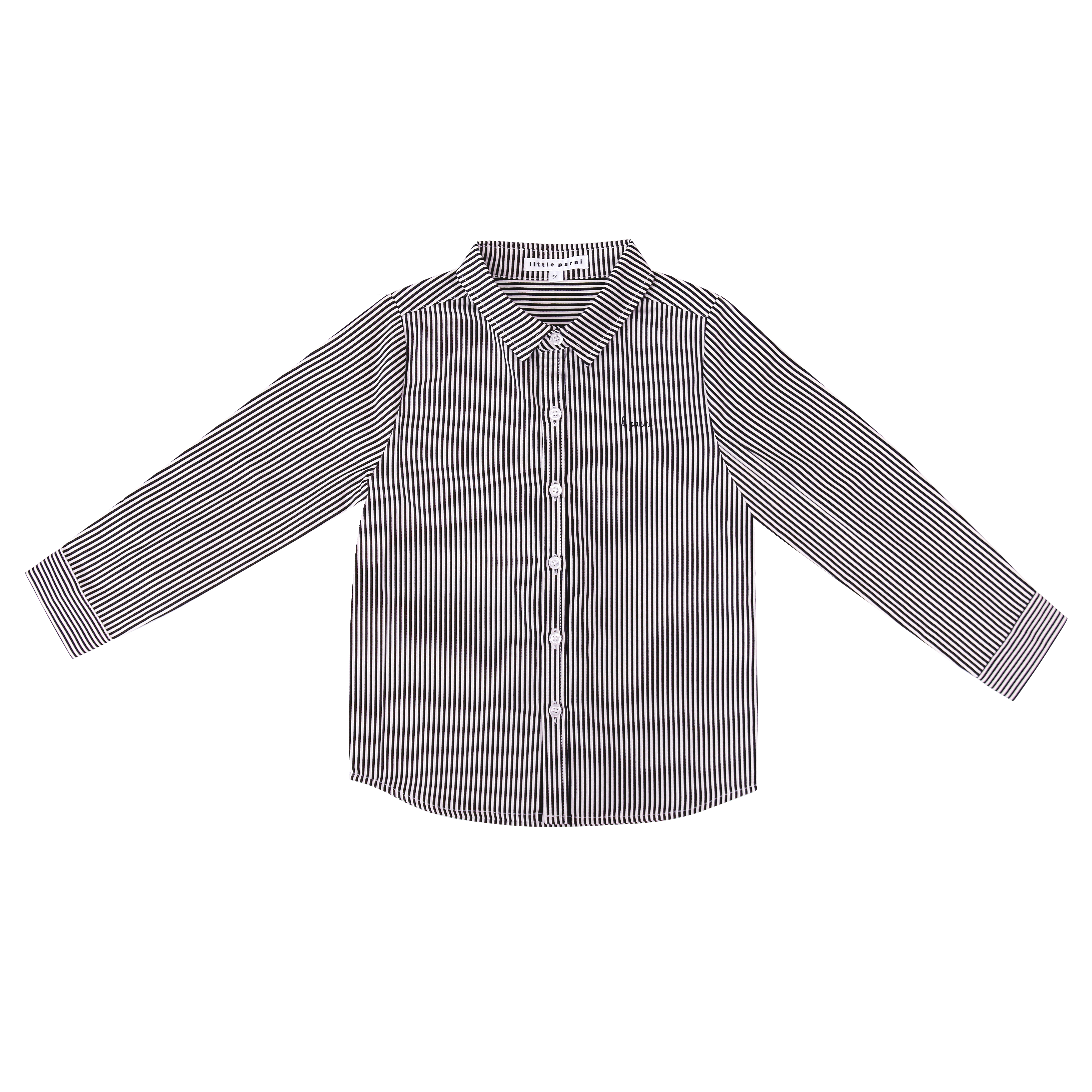 Parni Plum Boys Striped Shirt
